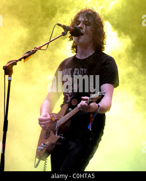 Die Fratellis Glastonbury Festival 2008 - Tag zwei Somerset, England - 28.06.08 Stockfoto