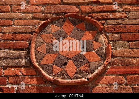 Pompeji-Straße Plaque Stockfoto