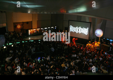 Atmosphäre BlackSmith Music HipHop-Konzert am American Museum of Natural History New York City, USA - 27.06.08: Stockfoto