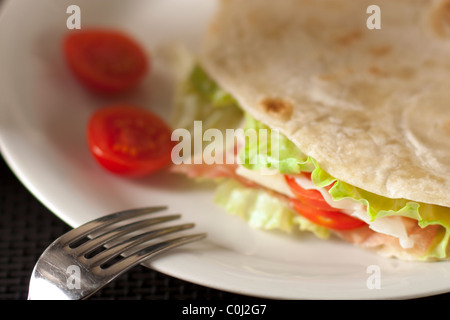 Piadina Romagnola Stockfoto