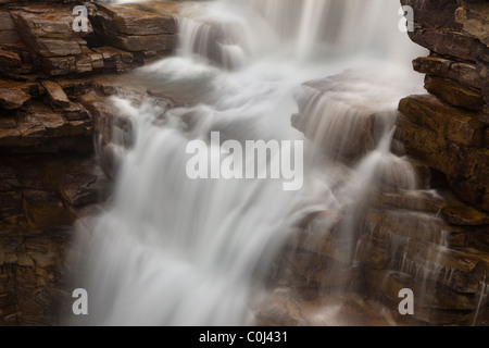 Athabasca Falls, Jasper Nationalpark, Alberta Kanada Stockfoto