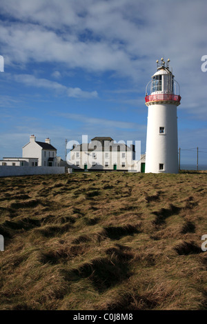 Loop Head Leuchtturm, County Clare, Irland Stockfoto