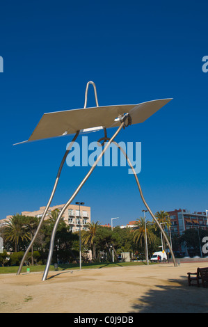 David-Skulptur ich Goliat von Antoni Llena im Parc de Les Cascades Park Barcelona Catalunya Spanien Europa Stockfoto