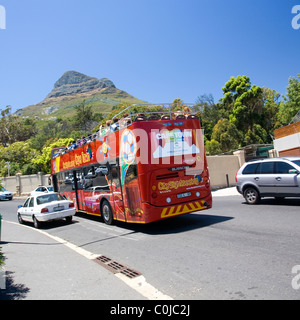 City Sightseeing Bus in Kapstadt Stockfoto