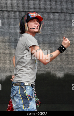 US5 REWE Sommerfest bei Zentraler Festplatz am Kurt-Schumacher-Damm-Berlin, Deutschland - 26.07.08 Stockfoto