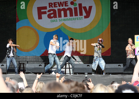 US5 REWE Sommerfest bei Zentraler Festplatz am Kurt-Schumacher-Damm-Berlin, Deutschland - 26.07.08 Stockfoto