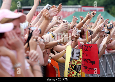 US5 REWE Sommerfest bei Zentraler Festplatz am Kurt-Schumacher-Damm-Berlin, Deutschland - 26.07.08 Stockfoto