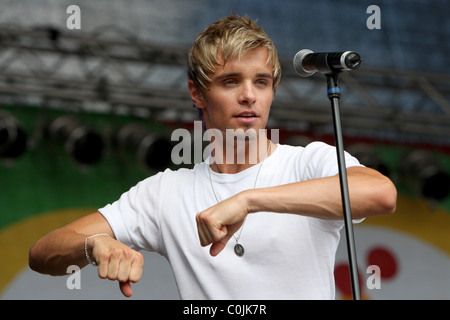 US5 REWE Sommerfest bei Zentraler Festplatz am Kurt-Schumacher-Damm-Berlin, Deutschland - 26.07.08 Stockfoto