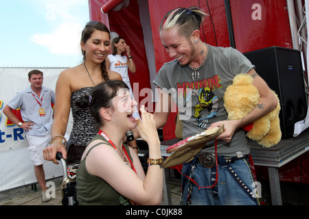 US5 REWE Sommerfest bei Zentraler Festplatz am Kurt-Schumacher-Damm-Berlin, Deutschland - 26.07.08 Stockfoto