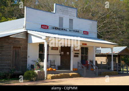 Small Town Mississippi ist ein Feature des Mississippi Landwirtschaft und Forstwirtschaft Museum befindet sich in Jackson, Mississippi, Vereinigte Staaten. Stockfoto