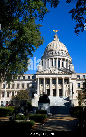 Mississippi State Capitol building in Jackson, Mississippi, Vereinigte Staaten. Stockfoto
