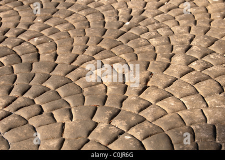 Stein-Einfahrt. Stockfoto