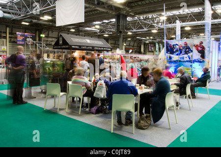 Outdoor-Freizeit-Show, Caravan und Boot-Ausstellung.  Nationalen Ausstellungszentrum NEC 25. Februar 2011 Stockfoto