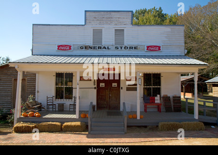 Small Town Mississippi ist ein Feature des Mississippi Landwirtschaft und Forstwirtschaft Museum befindet sich in Jackson, Mississippi, Vereinigte Staaten. Stockfoto