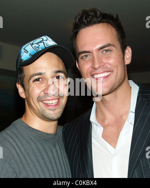 Broadway-Stück Cheyenne Jackson ist aufgenommen auf der Wall of Fame