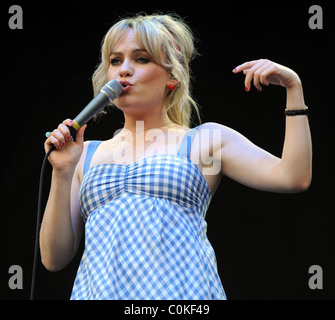 Duffy V2008 Festival im Hylands Park - Tag 1 Chelmsford, England - 16.08.08 Stockfoto