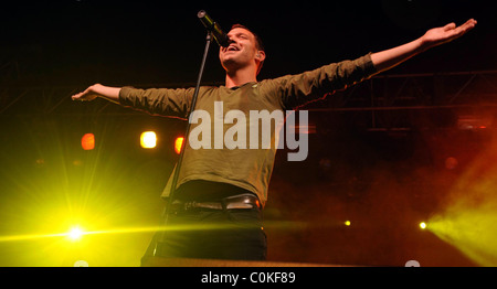 Werden Sie junge V2008 Festival im Hylands Park - Tag 1 Chelmsford, England - 16.08.08 Stockfoto