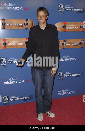 Tony Hawk der Launch-Party von T-Mobile Sidekick LX Tony Hawk Edition - Ankünfte Hollywood, Kalifornien - 01.08.08 Stockfoto