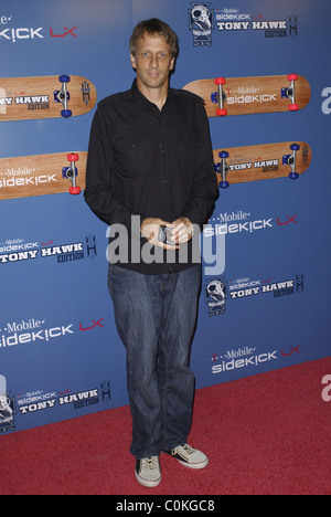 Tony Hawk der Launch-Party von T-Mobile Sidekick LX Tony Hawk Edition - Ankünfte Hollywood, Kalifornien - 01.08.08 Stockfoto