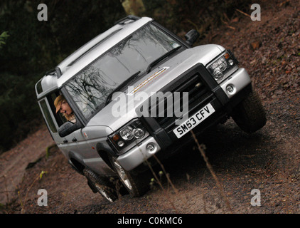 Off-Road 4 x 4 Off-Road-fahren lernen Stockfoto