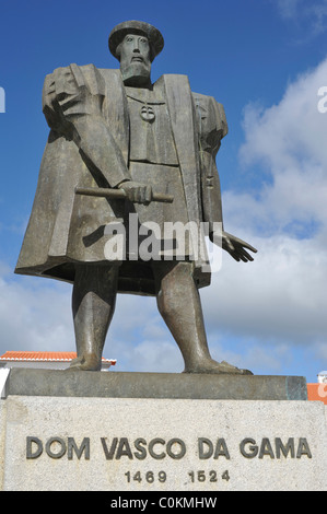 Statue des Explorers Dom Vasco Da Gama, Vidigueira, Alentejo, Portugal Stockfoto