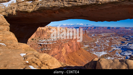 Mesa Arch, Canyonlands National Park, Utah. Stockfoto