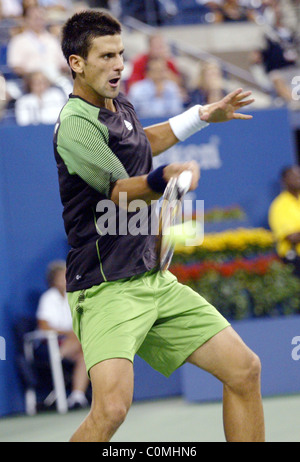 Novak Djokovic 2008 US Open - Tag 11 New York City, USA - 04.09.08 Stockfoto