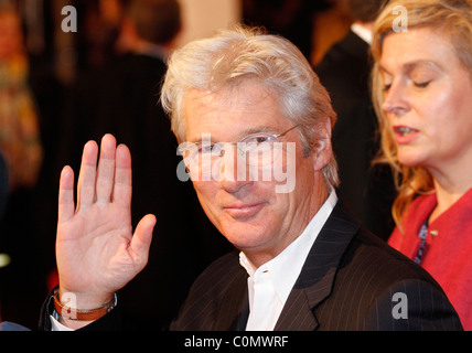 Richard Gere-Deutschland-Premiere von "Das Lècheln der Sterne" ("Nights in Rodanthe") im Cinemaxx-Kino Berlin, Deutschland - Stockfoto