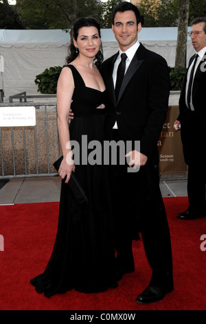 Julianna Margulies mit Ehemann Keith Lieberthal Metropolitan Opera Saisoneröffnung 125. Jubiläums-Saison mit einem Stern Stockfoto