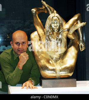 Marc Quinn präsentiert seine solid gold Skulptur, Sirene, von supermodel Kate Moss im British Museum. Das Stück ist Teil der Stockfoto