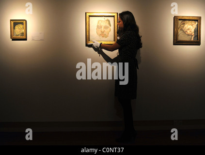 Lucian Freud-Portrait von Francis Bacon - est ú 5-7 Mil. Christie-Nachkriegs- und zeitgenössische Kunst-Auktion-Presse-Preview Stockfoto