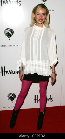 Noelle Reno, Benjamin Bixby Alias "Andre 3000" launch-Party bei Harrods für seine Modelinie London, England - 17.09.08 Stockfoto