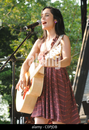 Julieta Venegas Summerstage Konzert statt im Central Park New York City, USA - 12.07.08 Stockfoto