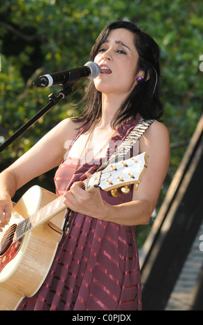 Julieta Venegas Summerstage Konzert statt im Central Park New York City, USA - 12.07.08 Stockfoto