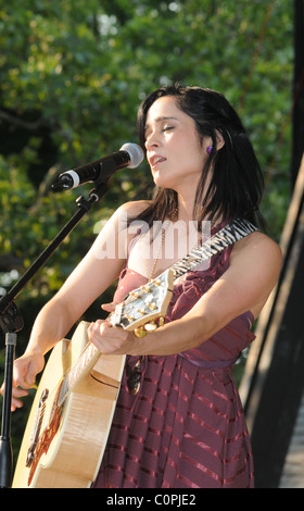 Julieta Venegas Summerstage Konzert statt im Central Park New York City, USA - 12.07.08 Stockfoto