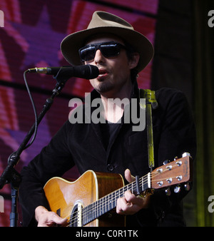 Jacob Dylan führt während der Farm Aid 2008 bei Comcast Center Mansfield, Massachusetts - 20.09.08 Stockfoto