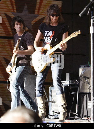 Chrissy Hines führt während der Farm Aid 2008 bei Comcast Center Mansfield, Massachusetts - 20.09.08 Stockfoto