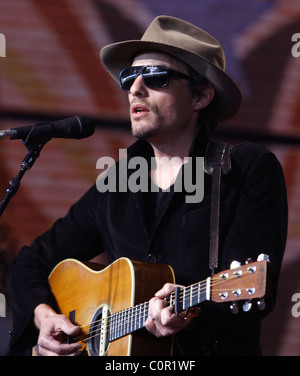 Jacob Dylan führt während der Farm Aid 2008 bei Comcast Center Mansfield, Massachusetts - 20.09.08 Stockfoto