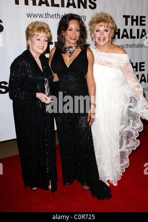 Debbie Reynolds, Dina Ruiz Eastwood und Ruta Lee "Thalians" 53. Jahrestagung Gala zu Ehren Clint Eastwood, anlässlich der Stockfoto