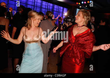 Tina Ruland, Birgit Lechtermann Dolphin Aid Gala im Intercontinental Hotel Düsseldorf, Deutschland - 15.11.08 Stockfoto