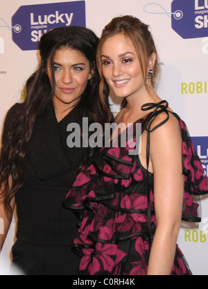 Jessica Szohr und Leighton Meester, Zeitschrift Lucky veranstaltet 5. jährlichen Lucky Shops im Metropolitan Pavilion - neu eingetroffen Stockfoto