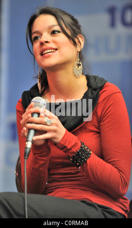 Eva Avila erscheint bei der jährlichen CHUM FM wünschen Weihnachtsfrühstück im Sutton Place Hotel Toronto, Kanada - 09.12.08 Stockfoto