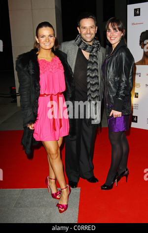 Lilie Kopylova, Darren Bennett und Jill Halfpenny besucht eine Party für den Launch des neuen Karen Hardy Dance Studio die Stockfoto