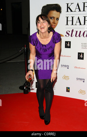 Jill Halfpenny besucht eine Party für den Launch des neuen Karen Hardy Dance Studio The Boulevard, Imperial Wharf London, England Stockfoto