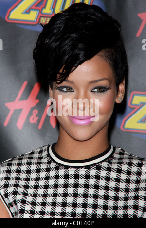 Rihanna besucht Z100 Jingle Ball Jahreskonzert im Madison Square Garden - Presse Raum New York City, USA - 12.12.08 PNP / Stockfoto