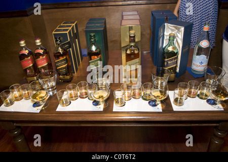 Atmosphäre Johnnie Walker Blue Label Urlaub Gravur Lounge launch-Party im Dorf Merrick Park Coral Gables statt, Stockfoto