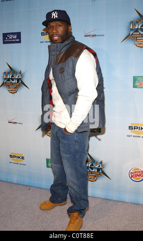 50 Cent, Spike TV 2008 "Video Game Awards" im Sony Pictures Studios Culver City, Kalifornien - 14.12.08 statt Stockfoto