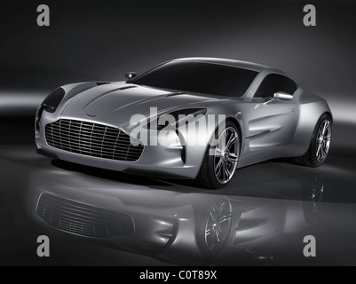 Aston Martin One-77 Aston Martin hat die ersten Bilder von dem neuesten Flaggschiff - die Limited Edition One-77 veröffentlicht. Details Stockfoto