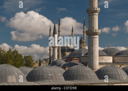 Selimiye Moschee-alte Moschee-Üç Şerefeli Moschee in Edirne, Türkei Stockfoto