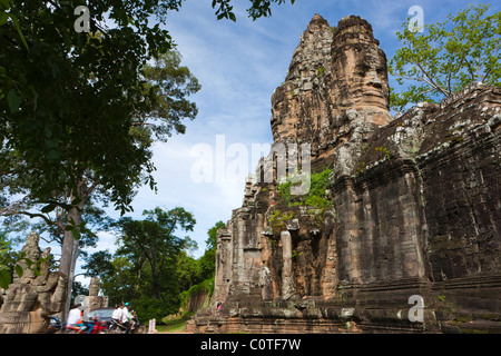 Südtor. Angkor Thom in Angkor. Kambodscha. Asien Stockfoto